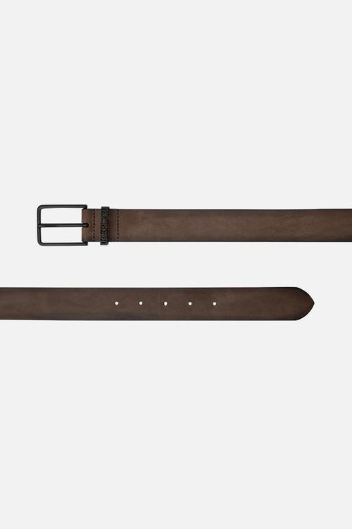Velvet Leather Belt - Puce