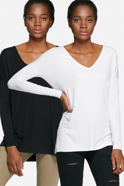 Basic V-neck - 2 pack 