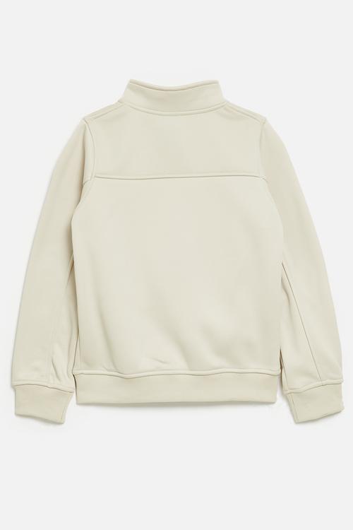 Boys Zip Through Fashion Jacket - Light Sand