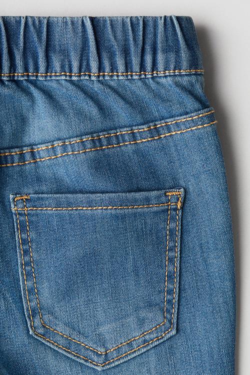 Superstretch flared leg jeans - denim blue