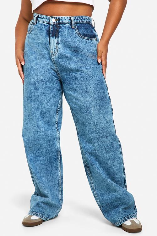 Plus Boyfriend Jean - Light Blue