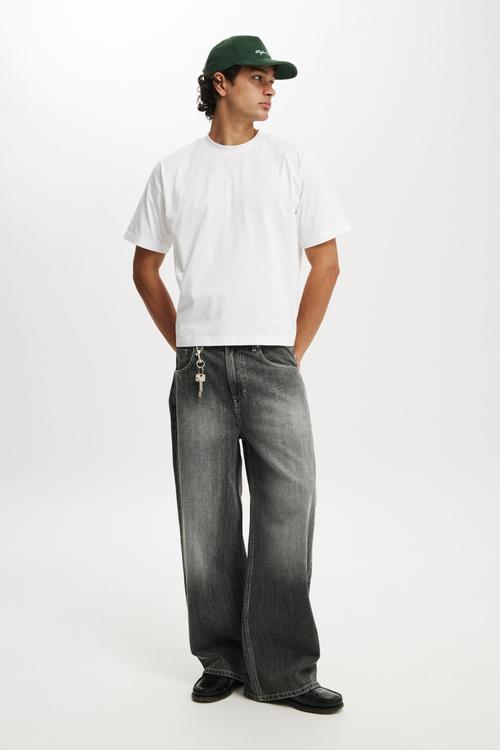 Cropped Fit T-Shirt - White