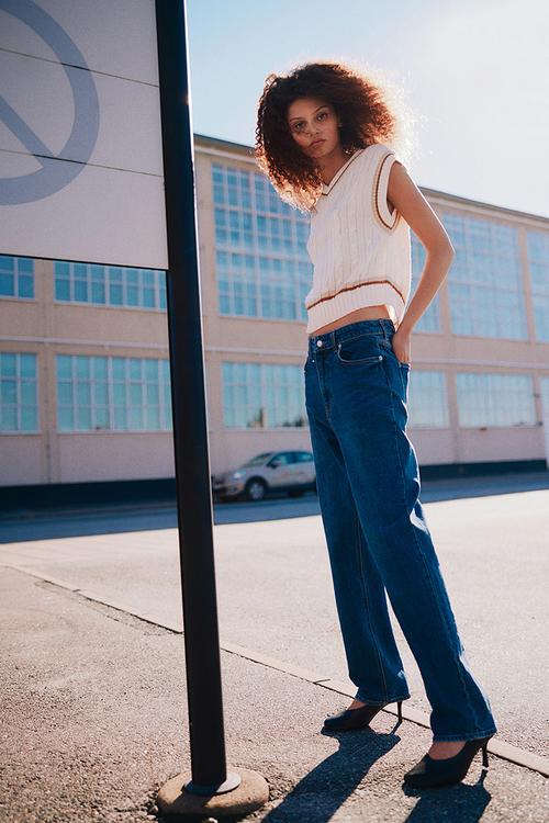 Tapered jeans - denim blue