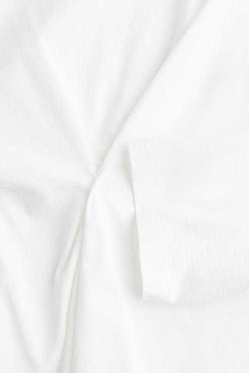 Draped top - white