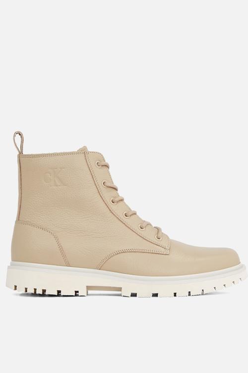 Eva Mid Lace-up Boot Tumbled - leather
