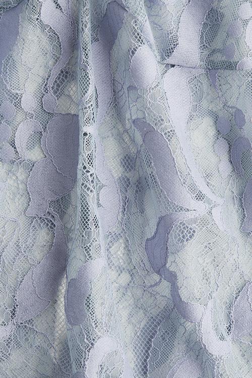Lace blouse - light dusty blue