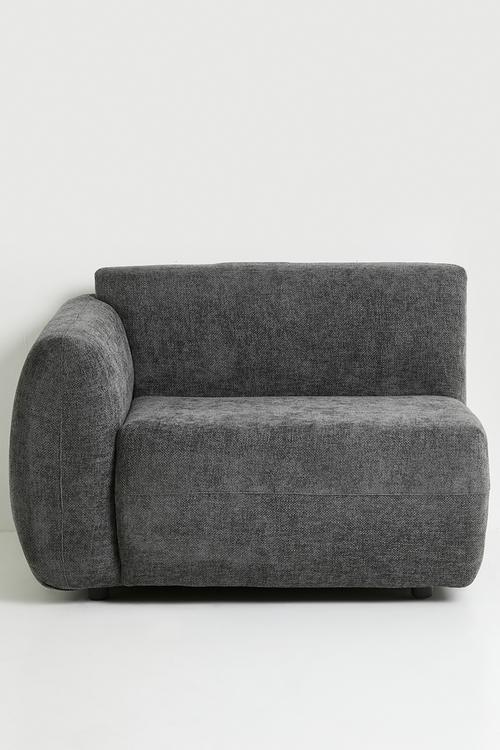 Rani modular corner wedge - charcoal