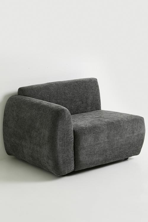 Rani modular corner wedge - charcoal