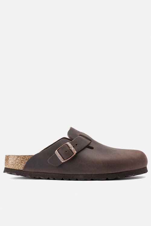birkenstock boston tobacco brown narrow Boston oiled leather narrow