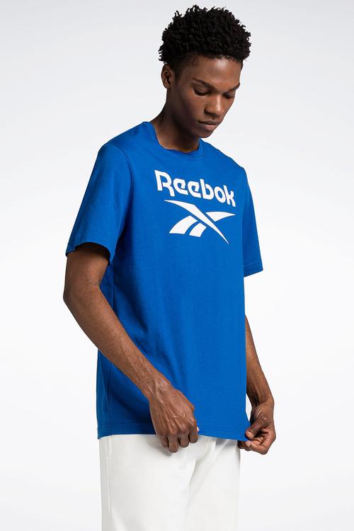 REEBOK IDENTITY BIG LOGO TEE - VECBLU