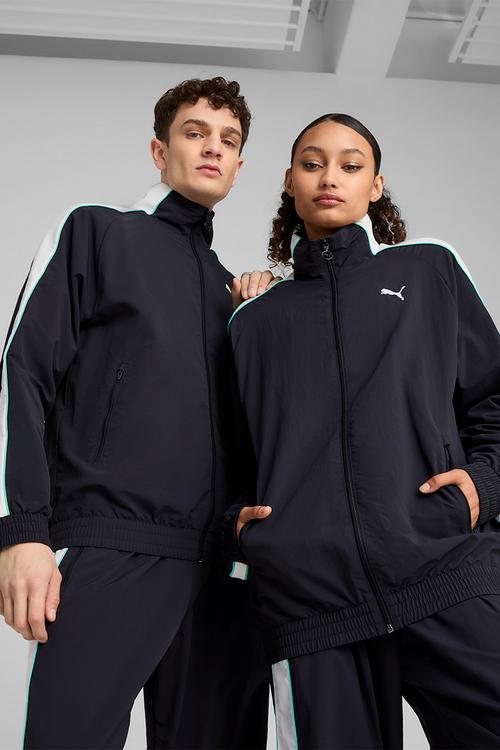 T7 Oversized Track Jacket WV - New Navy