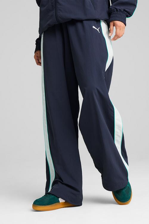 T7 Oversized Track Pants WV op - New Navy