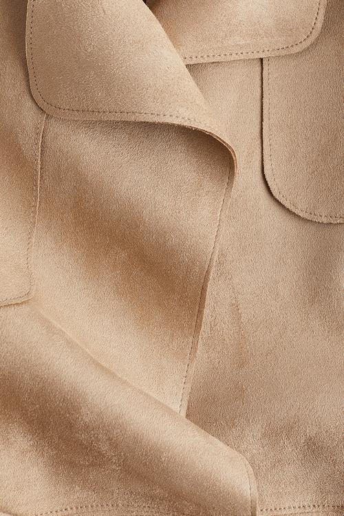 Napped trenchcoat - beige