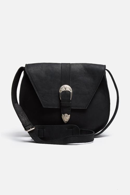 Nesbit leather saddle bag