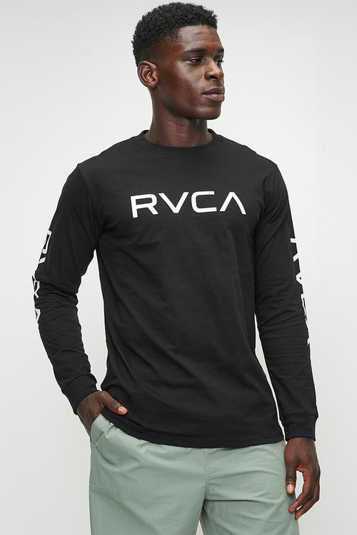 Big RVCA long sleeve tee - black