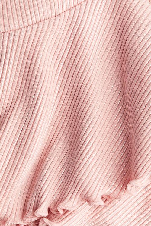 Shimmering jersey skirt - light pink
