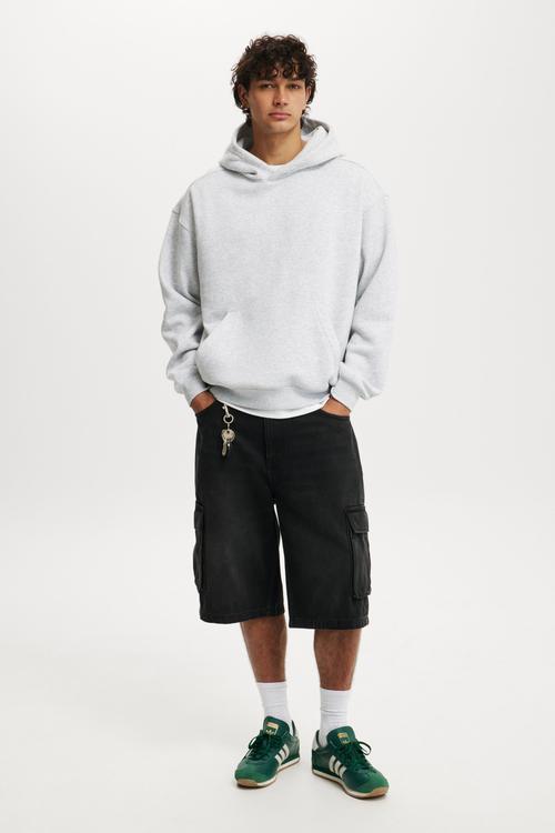 Box Fit Hoodie - Grey Marle