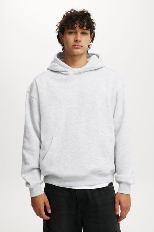 Box Fit Hoodie - Grey Marle