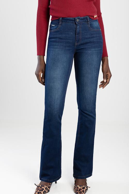 AMELIA: Mid Waist Bootleg  - Dark Vintage