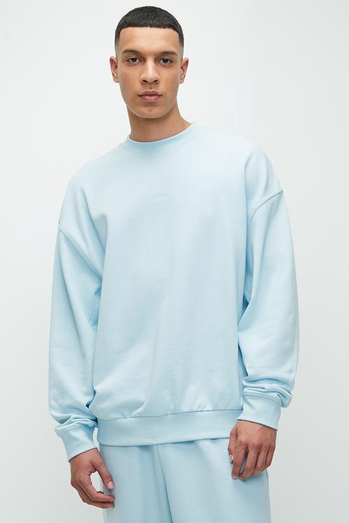 B1B Repeated Crewneck Sweatshirt - Frost