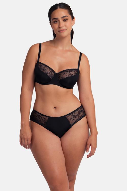 Plus Alma 2pack light padded plunge - black/beige