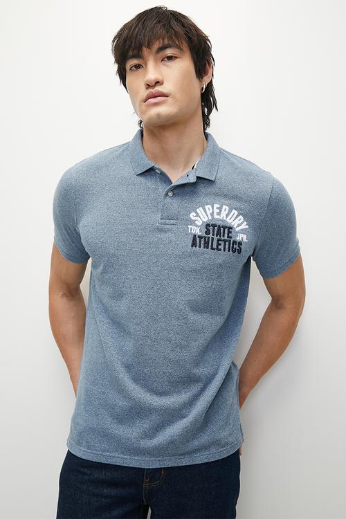 Superstate Polo Shirt - Bay Blue Marl