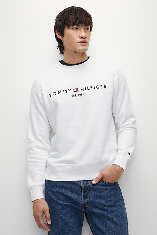 TOMMY LOGO SWEATSHIRT-White