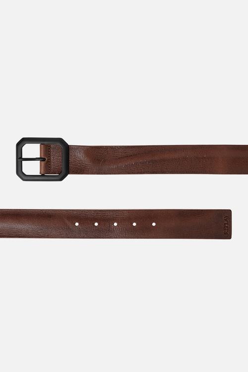 Pull-Up Leather Belt - Puce