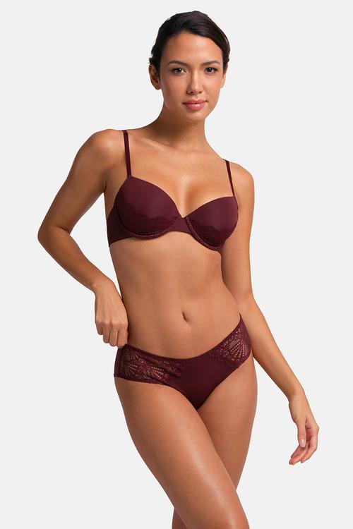 Lorena Light padded demi - red/beige