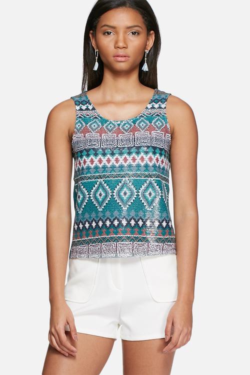 Kim embellished top
