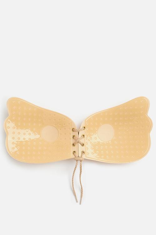 Wing push up stick on bra - beige