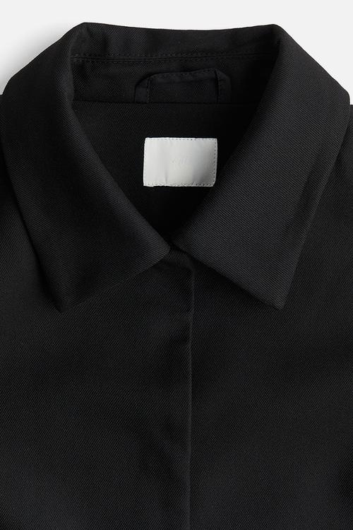 Collared jacket - black