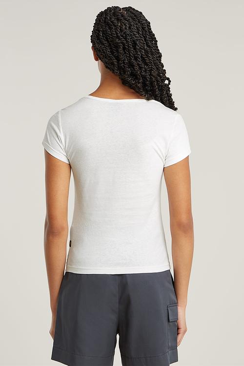 Sweet Heart Slim Top Wmn - Light Chalk