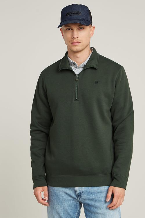 Premium core half zip r sw long sleeve - green