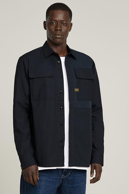 Cpo utility regular shirt long sleeve - blue