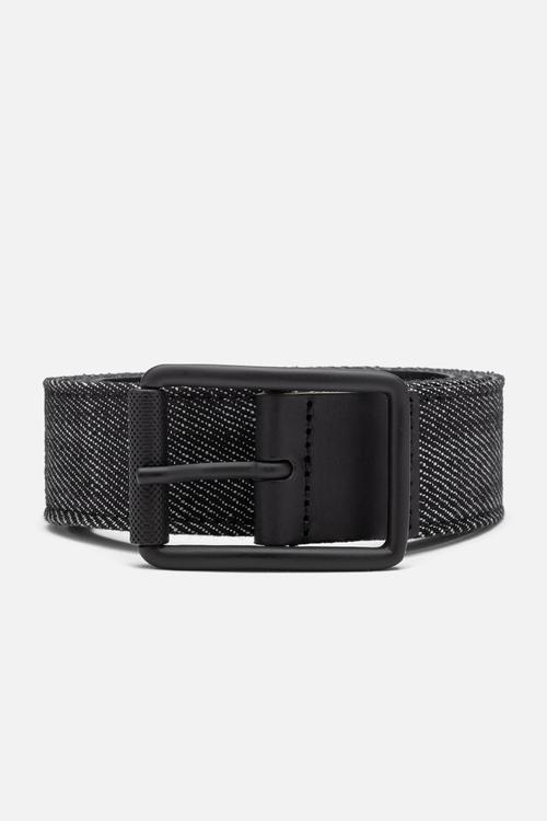 Washed Denim Belt - Washed Black