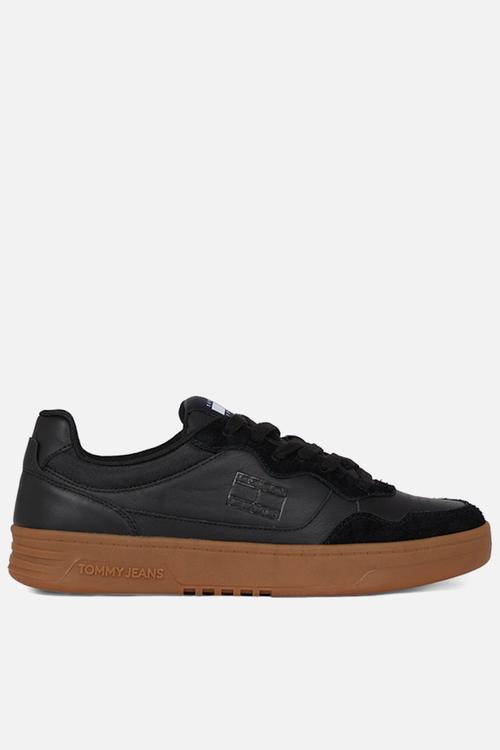 TJM CUPSOLE LEATHER MIX - Black