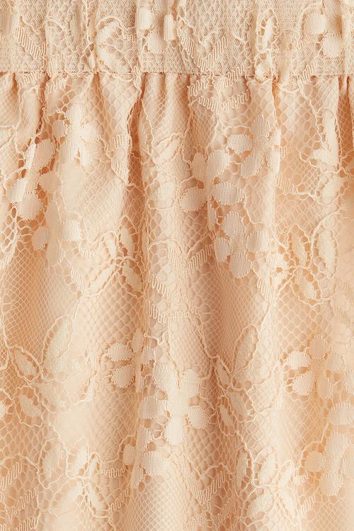Lace skirt - peach pink
