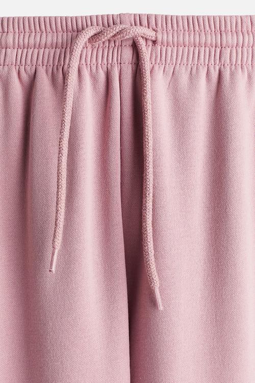 High-waisted joggers - dusty pink