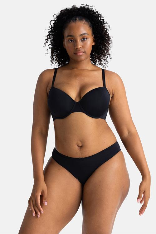 Plus 2 pack Amora brief - green/black1