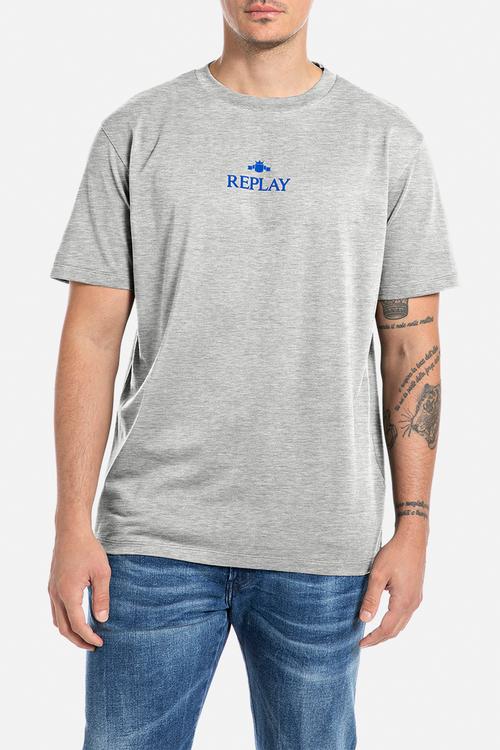 T-shirt- Light Grey Melange...