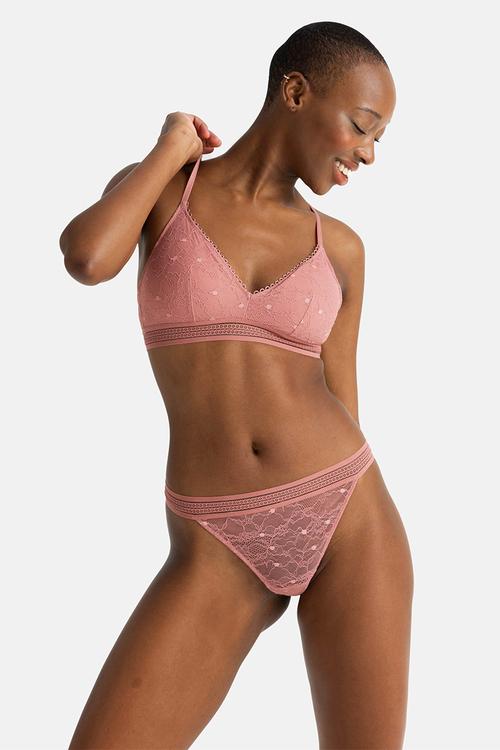 2 pack Anika bralette - pink/ivory
