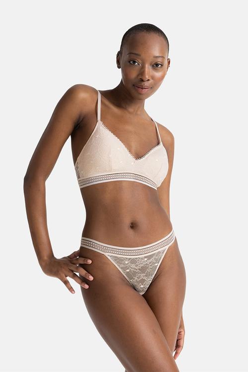 2 pack Anika bralette - pink/ivory