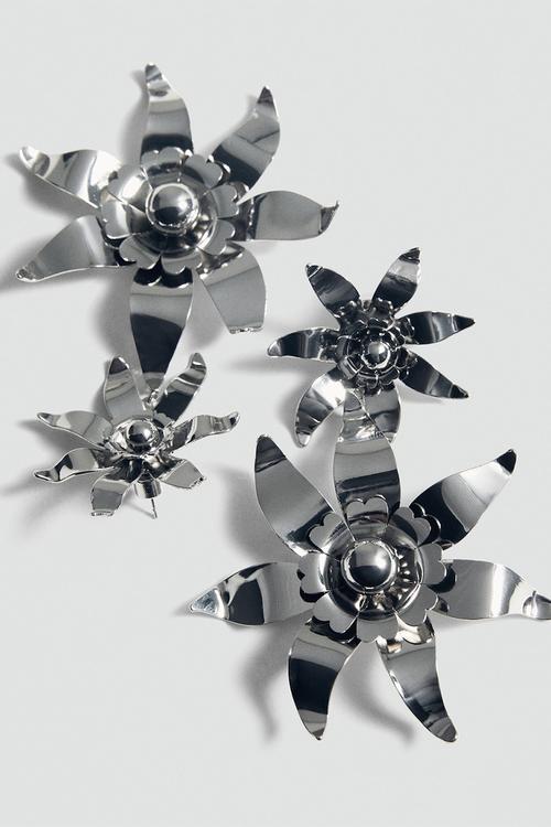 Pasiflo earrings - silver