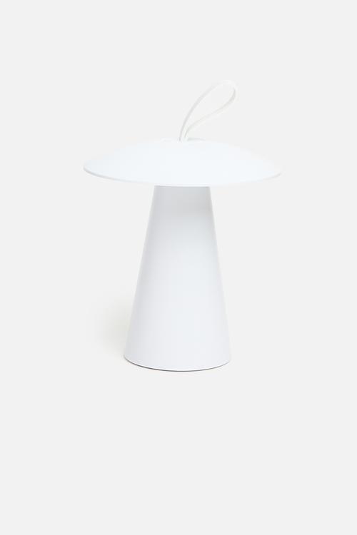 Table lamp rechargeable - white