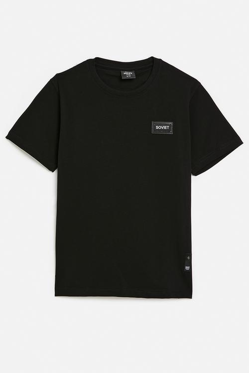 Boys Short Sleeve Crew Neck Tee - Black