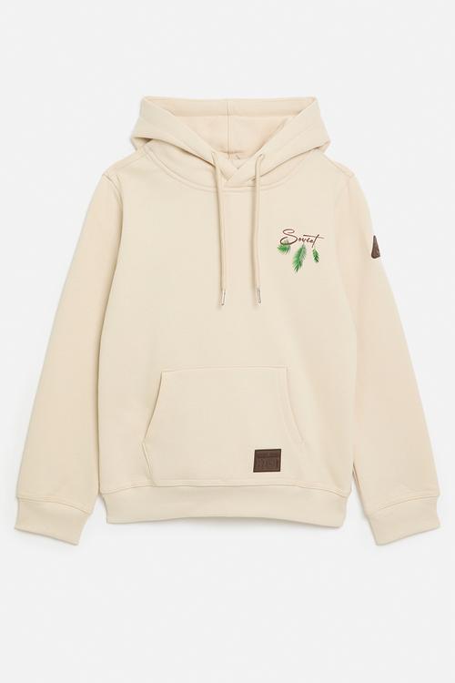 Boys Fashion Hoody - Ecru
