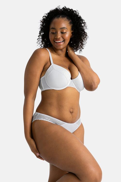 2 pack Amora demi - white/grey
