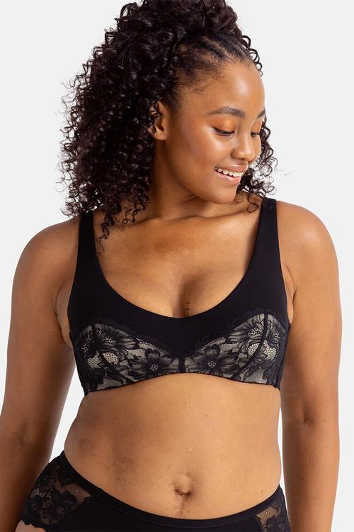 Jazlyn wired bra - black