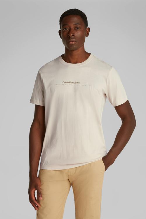 Minimal logo tee - moonbeam